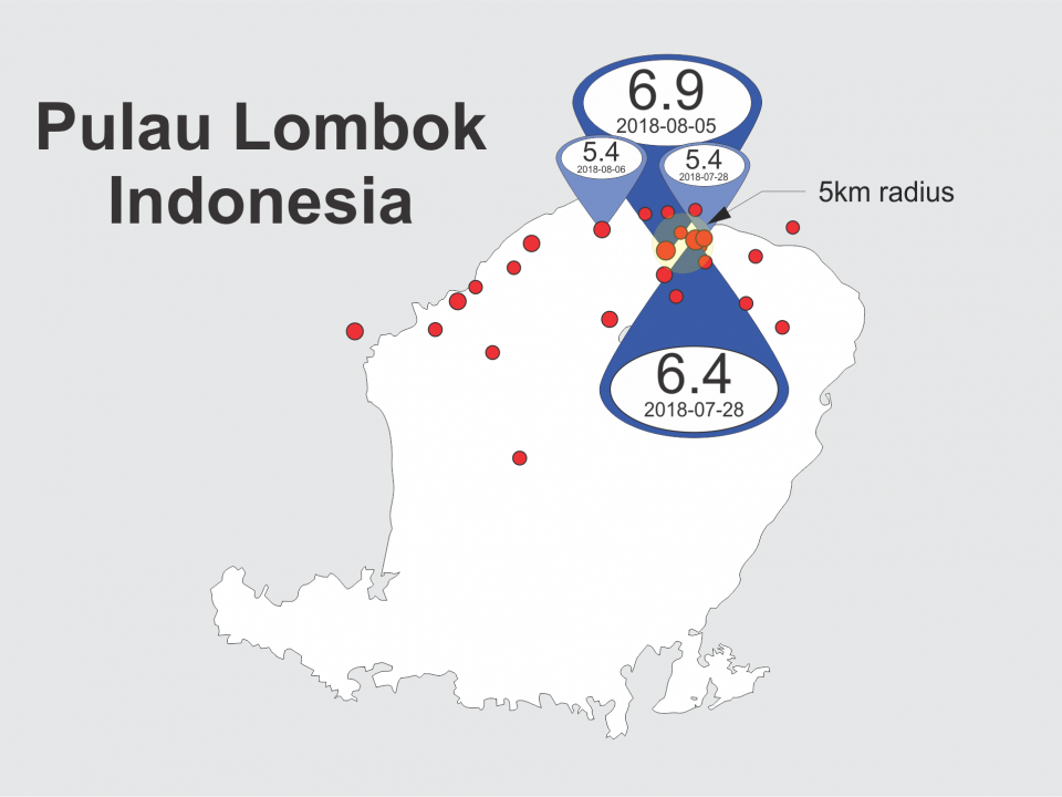 earthquakes Indonesia 2018 Lombok